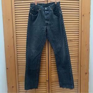 Levi’s 501 Black Straight Leg Jeans size 30